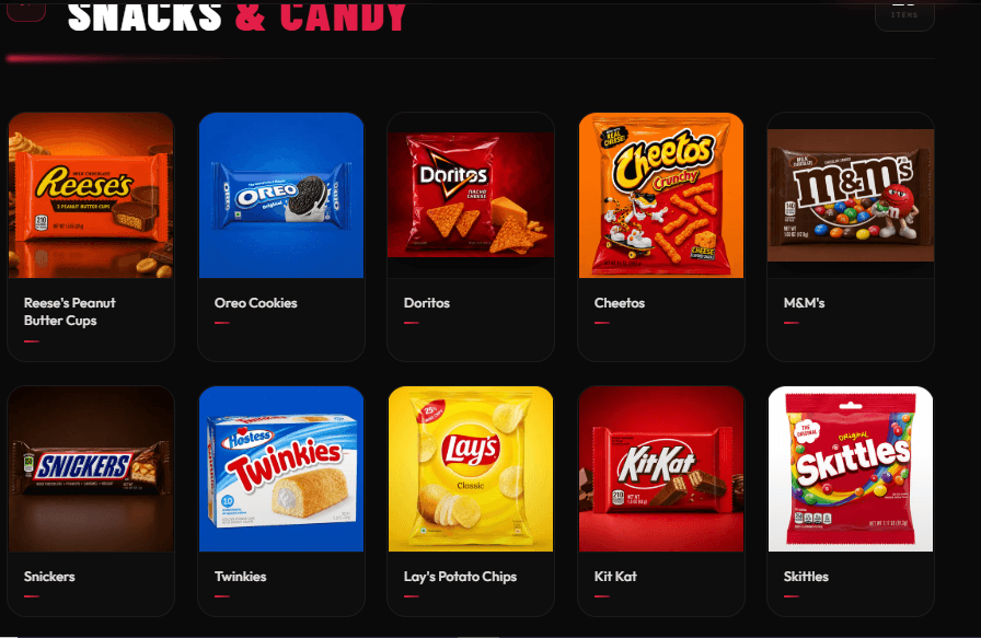 Navbar mega menu — jump to any category instantly